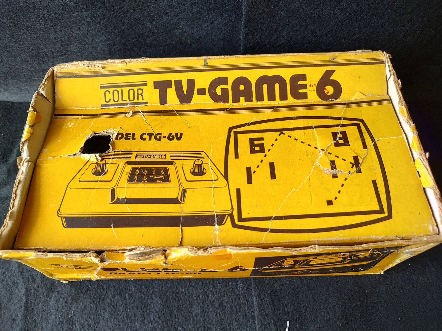 Nintendo TV GAME 6 (CTG-6V) Console,RF switch,Manual,Boxed set Tested-f0712-