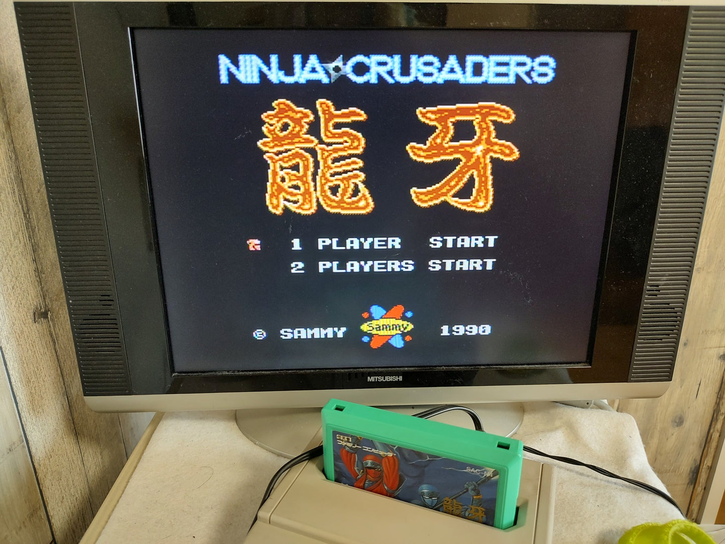 RYUGA NINJA CRUSADERS Famicom FC NES Cartridge only, working-f0712-