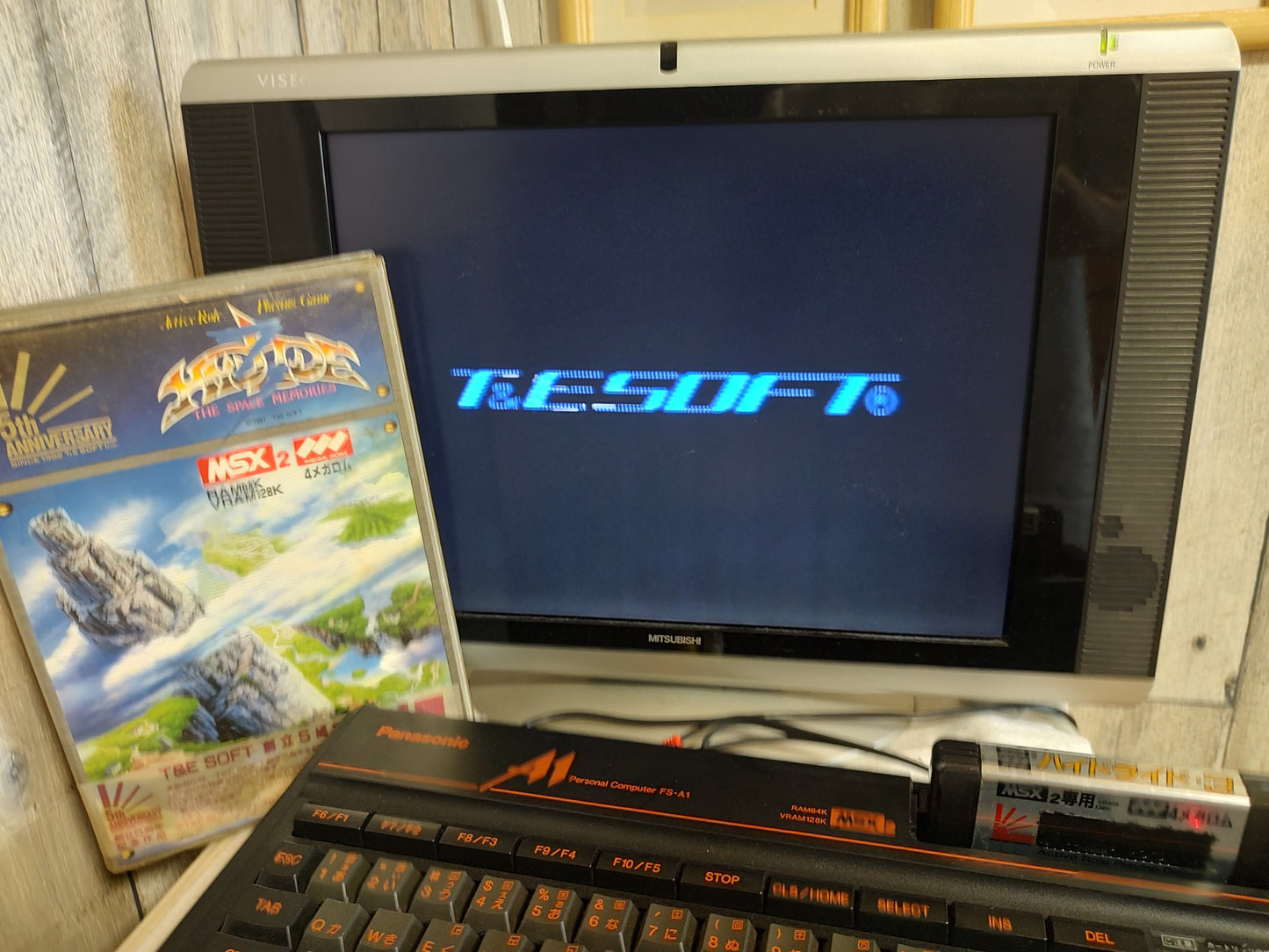 HYDLIDE 3 The Space Memories MSX MSX2 Game Cartridge, Manual, Box, Working-f0113