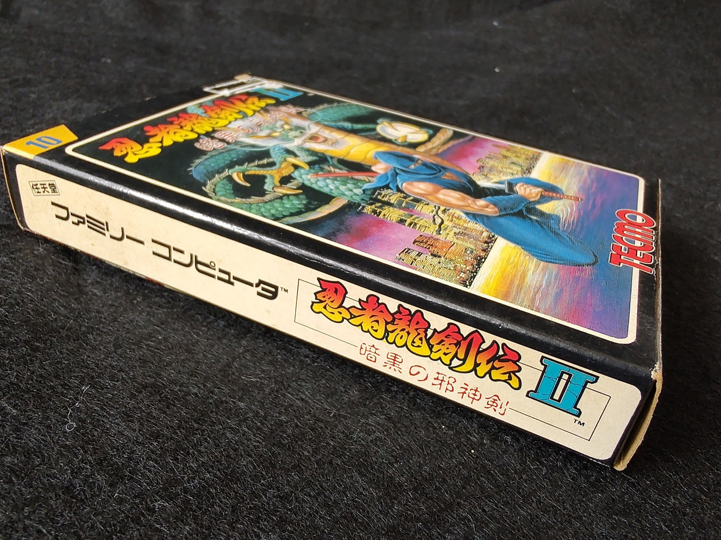 Ninja Ryukenden 2 Ninja Gaiden Famicom FC Cartridge,w/Manual,Box, Working-f0716-