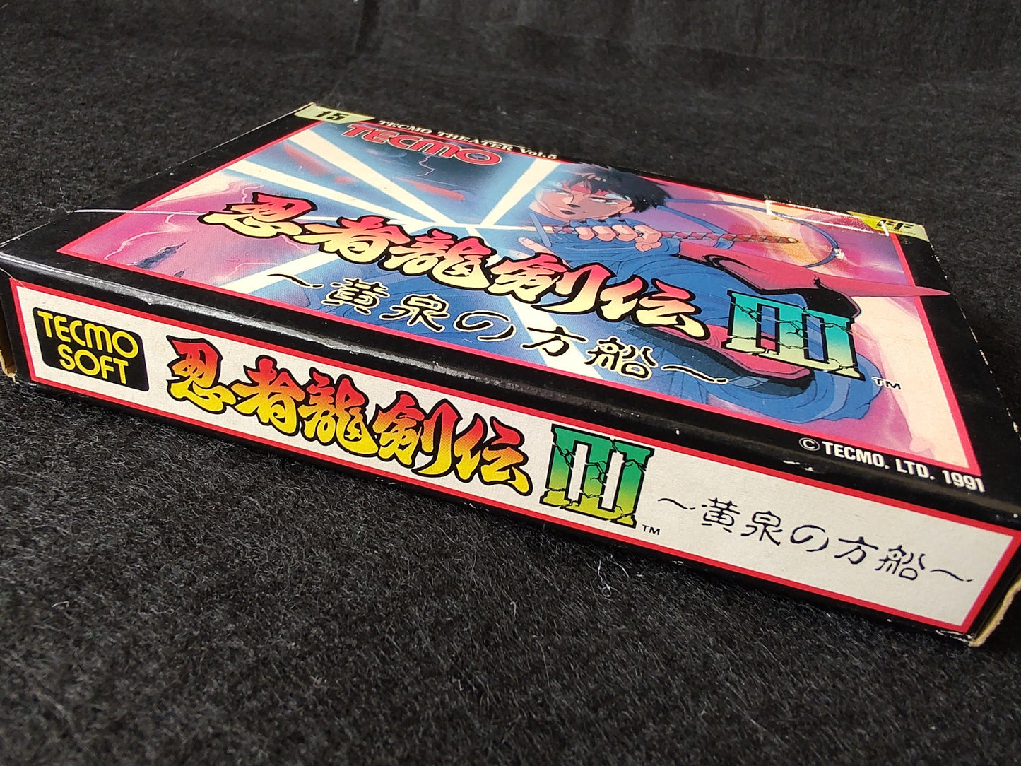 Ninja Ryukenden 3 Ninja Gaiden Famicom FC Cartridge,w/Manual,Box, Working-f0717-