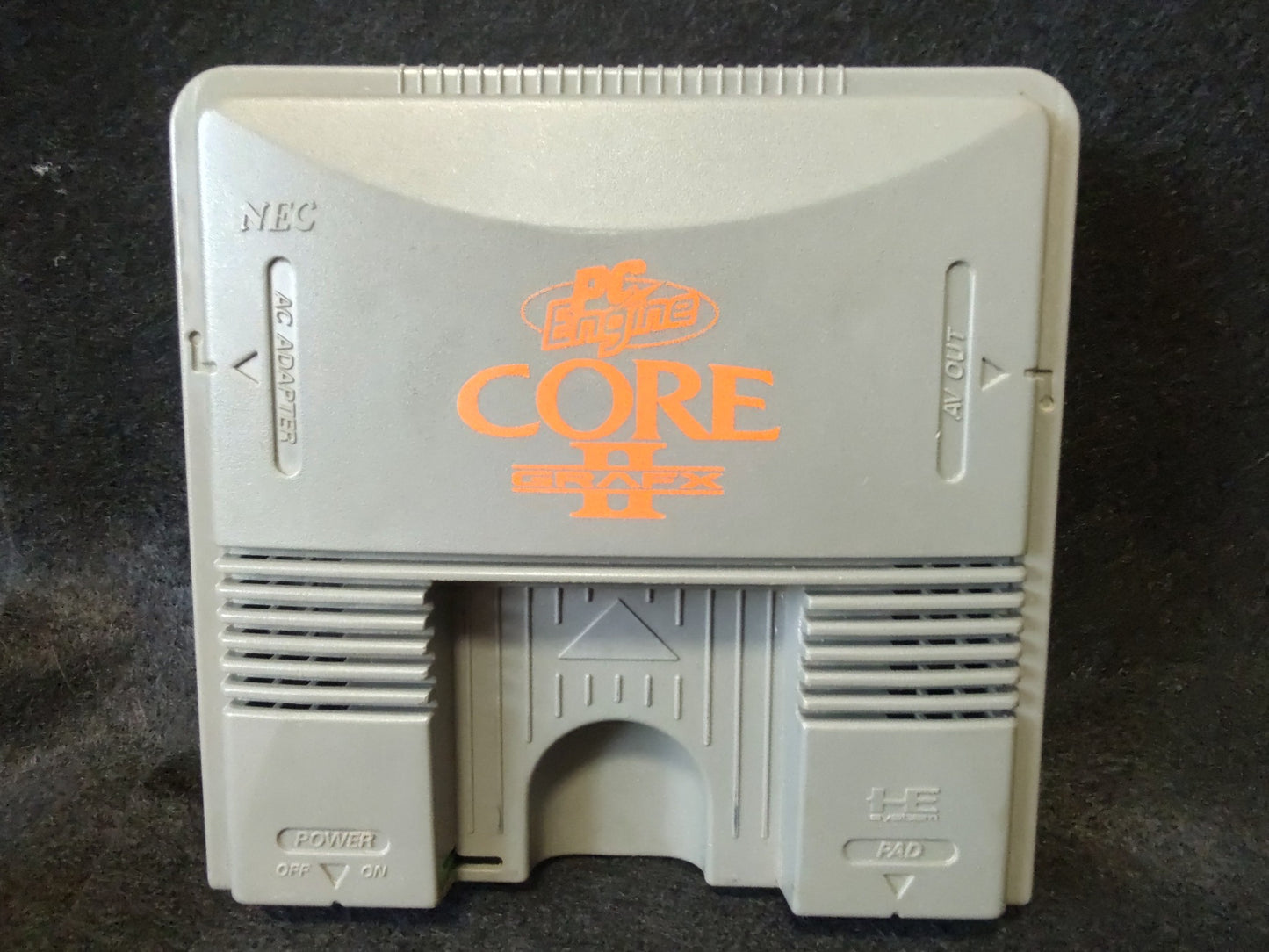 NEC PC Engine Coregrafx2 Console PI-TG7, Pad, and multi tap set, working-f0718