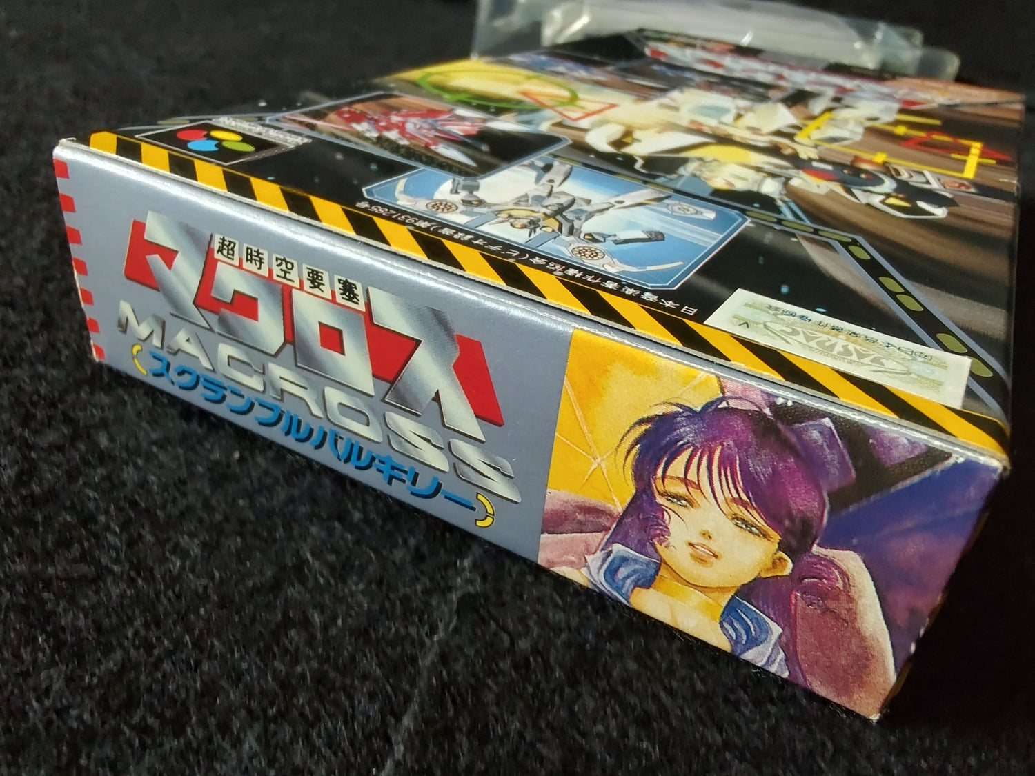 Macross scrambled valkyrie SFC Super Famicom Games w/,Manual, Box 