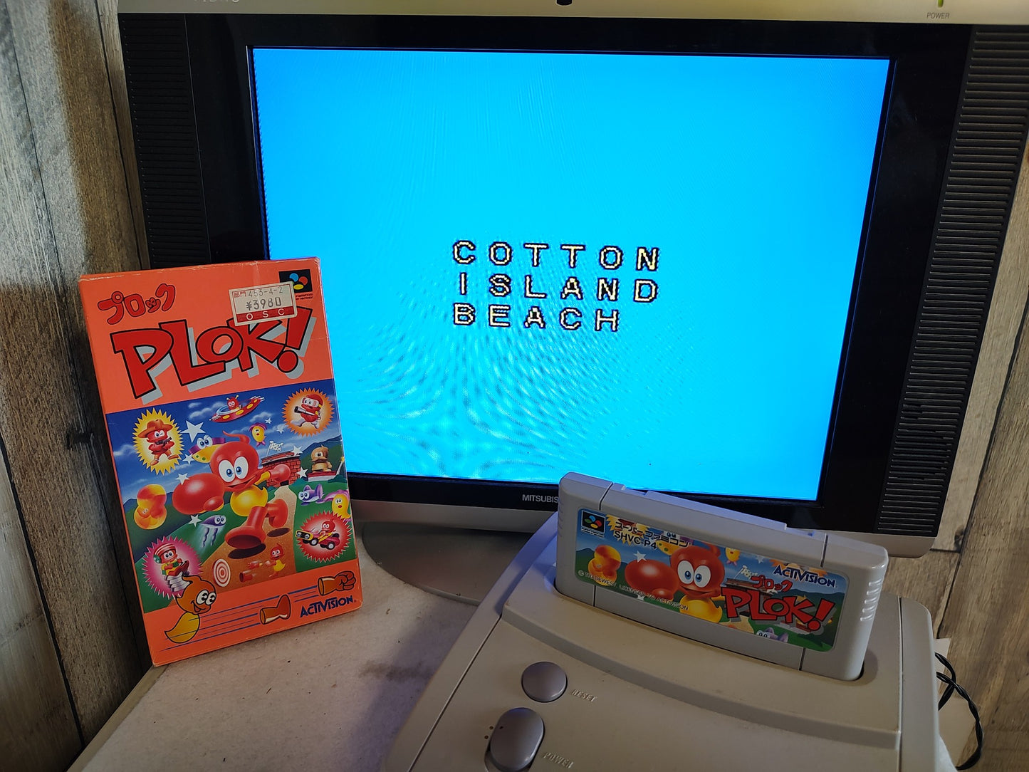 PLOK SFC Super Famicom Game SFC SNES Cartridge w/,Manual, Box,Working-f0720-