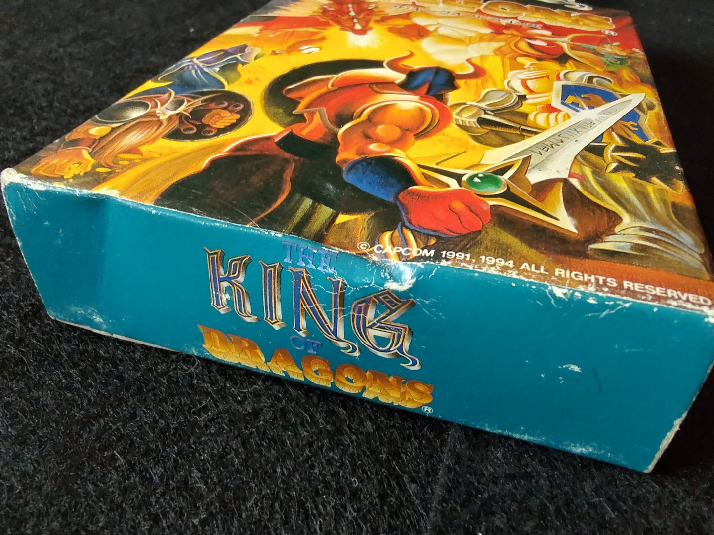 King of Dragons Super Famicom Game SFC Cartridge w/,Manual, Box,Working-f0725-