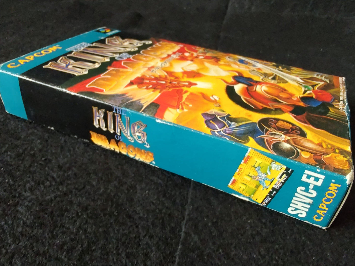King of Dragons Super Famicom Game SFC Cartridge w/,Manual, Box,Working-f0725-