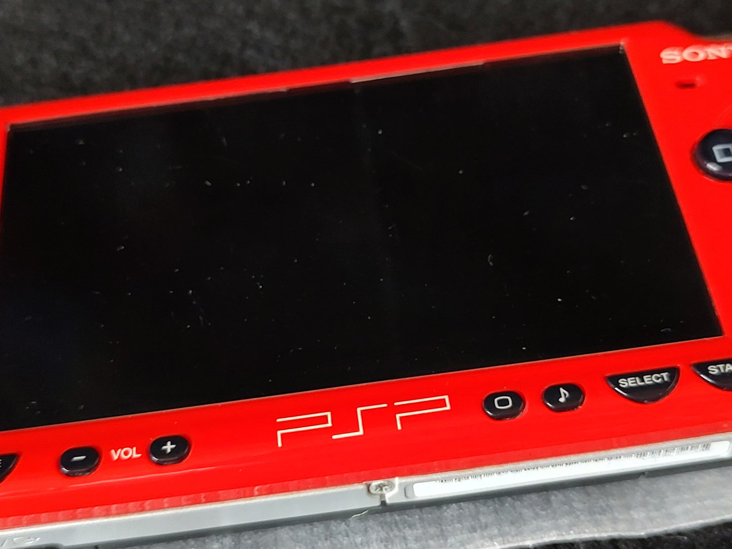 SONY PSP-2000 PSP NEO ZEON RED Gillen's Ambition Special Pack, working-f0725-