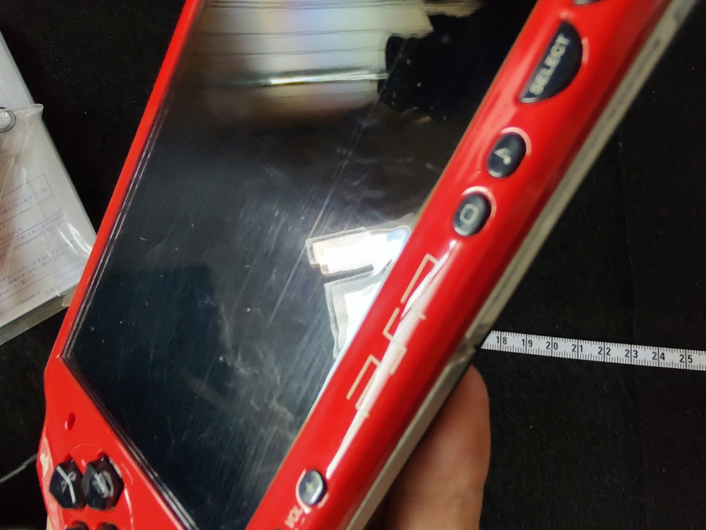 SONY PSP-2000 PSP NEO ZEON RED Gillen's Ambition Special Pack, working-f0725-