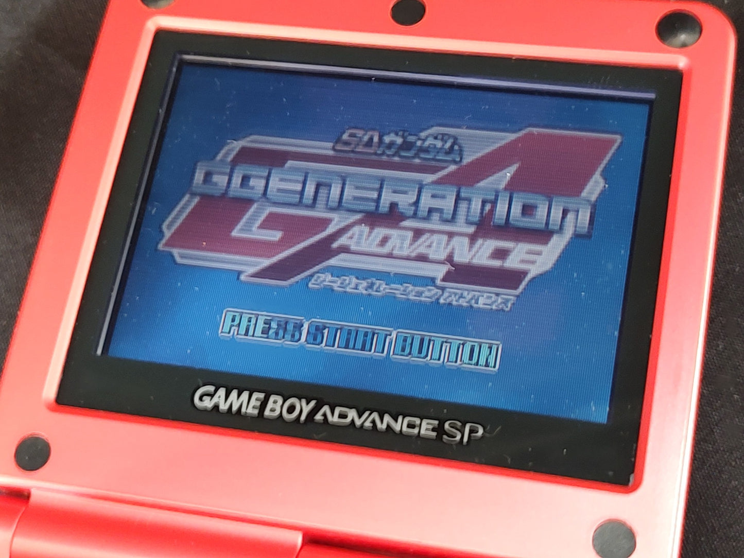 GUNDAM Exclusive use of Char LIMITED EDITION GAMEBOY ADVANCE SP CONSOLE -f0728-