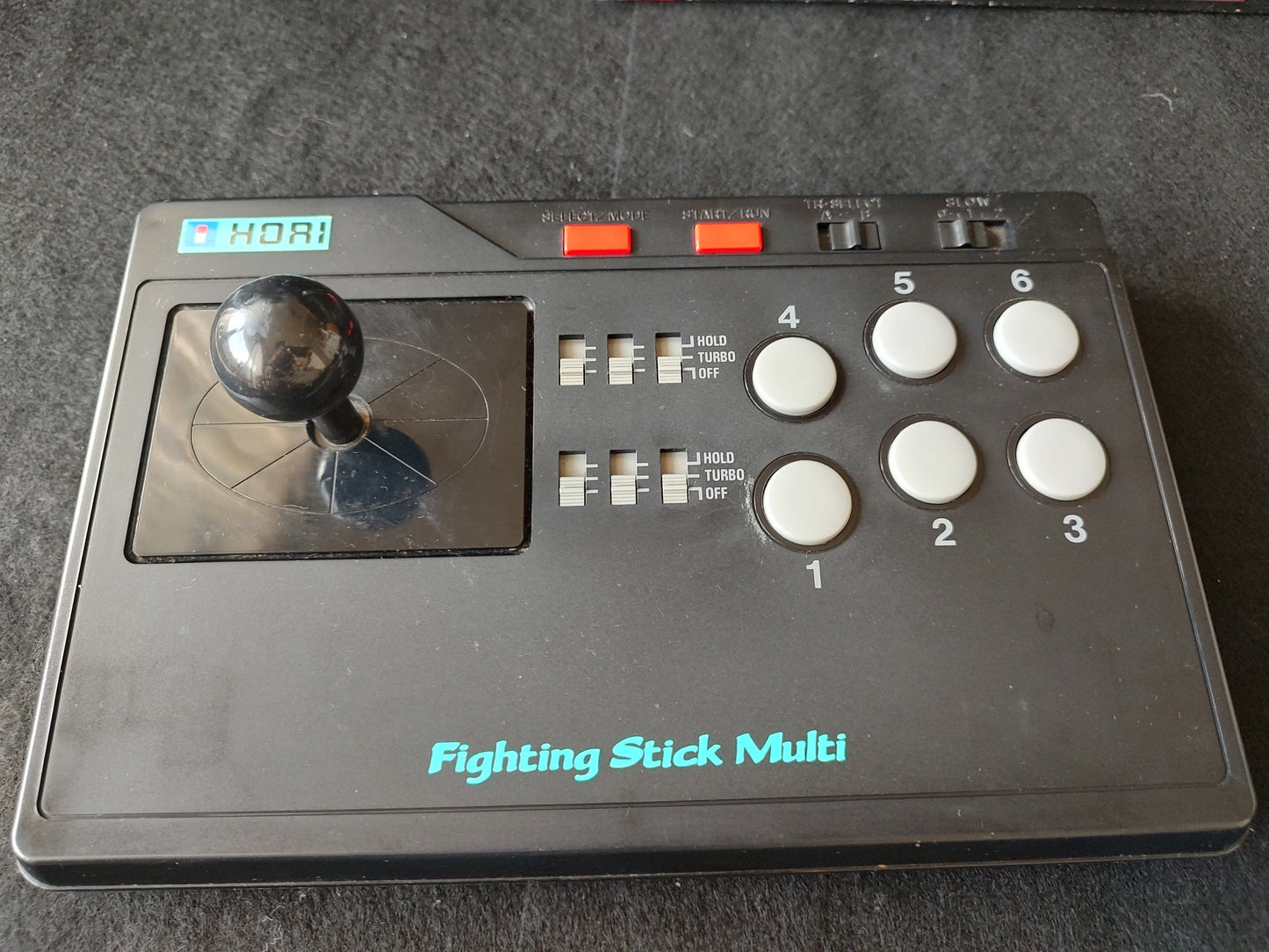 Hori Arcade Fighting Stick Multi for SNES, PC Engine, Megadrive Boxed set-f0730-