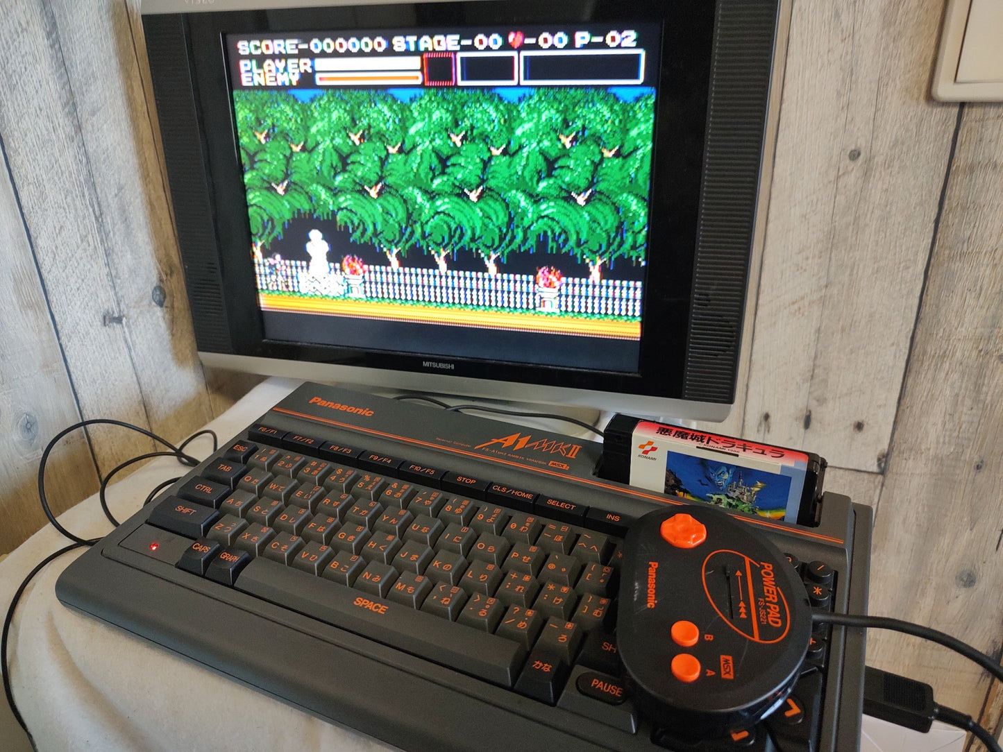 Panasonic Joy Pad FS-JS221 for MSX2 OFFICIAL Controller Pad /working-f0730-