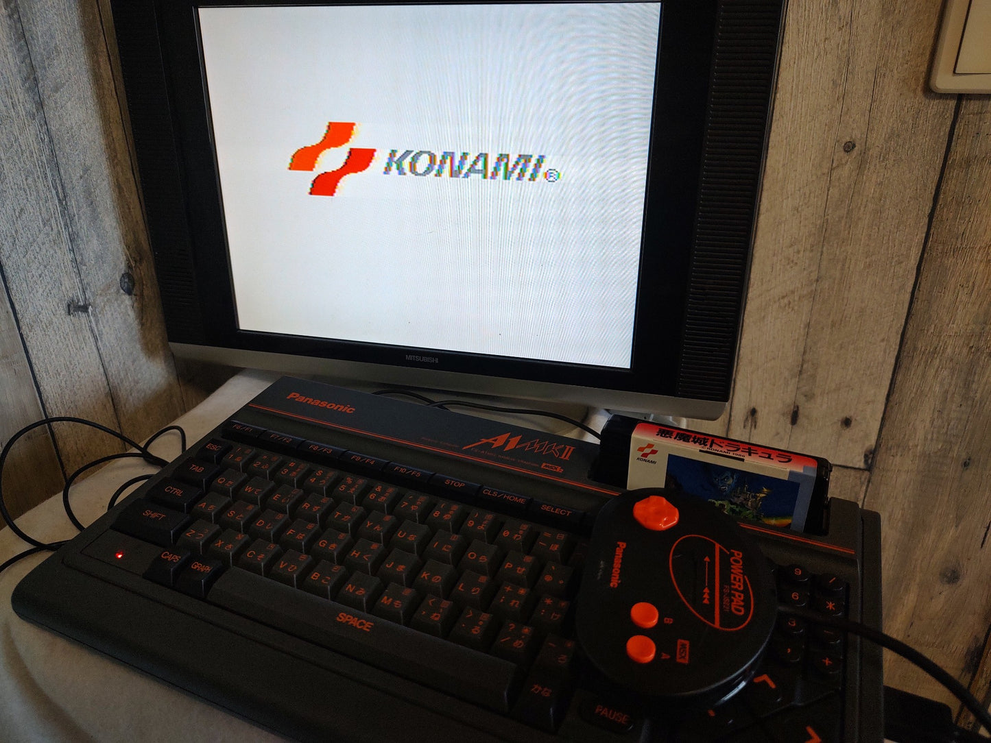 Panasonic Joy Pad FS-JS221 for MSX2 OFFICIAL Controller Pad /working-f0730-