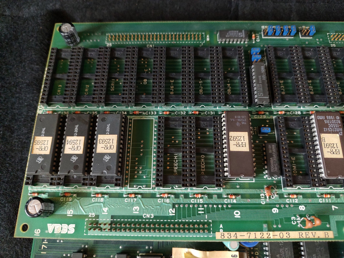 FLASH POINT SEGA System 16/24 Arcade PCB System JAMMA Board, Working-f0803-