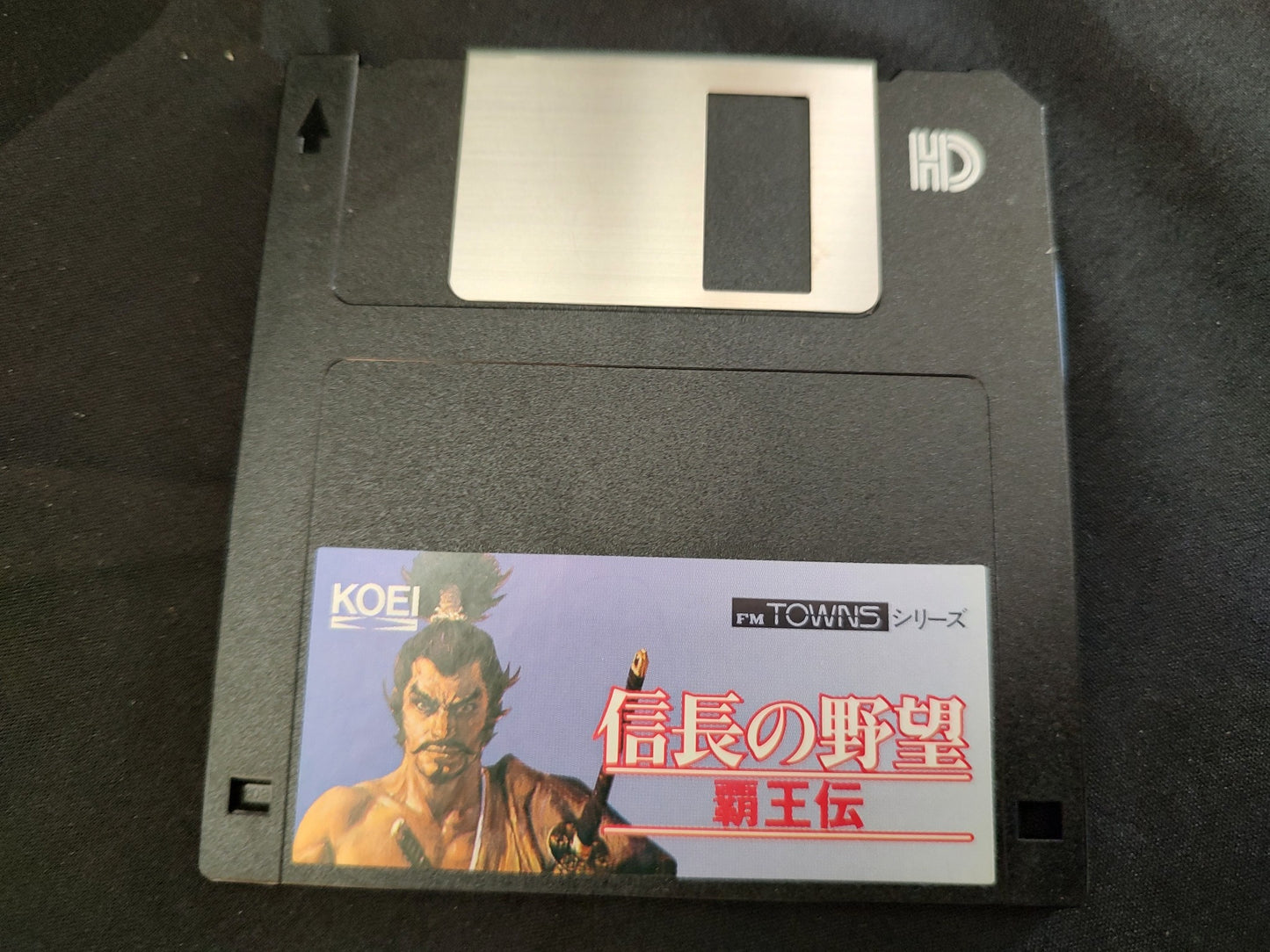 Nobunaga's Ambition NOBUNAGA NO YABO Haoh Den FM TOWNS Marty, Working -f0803-