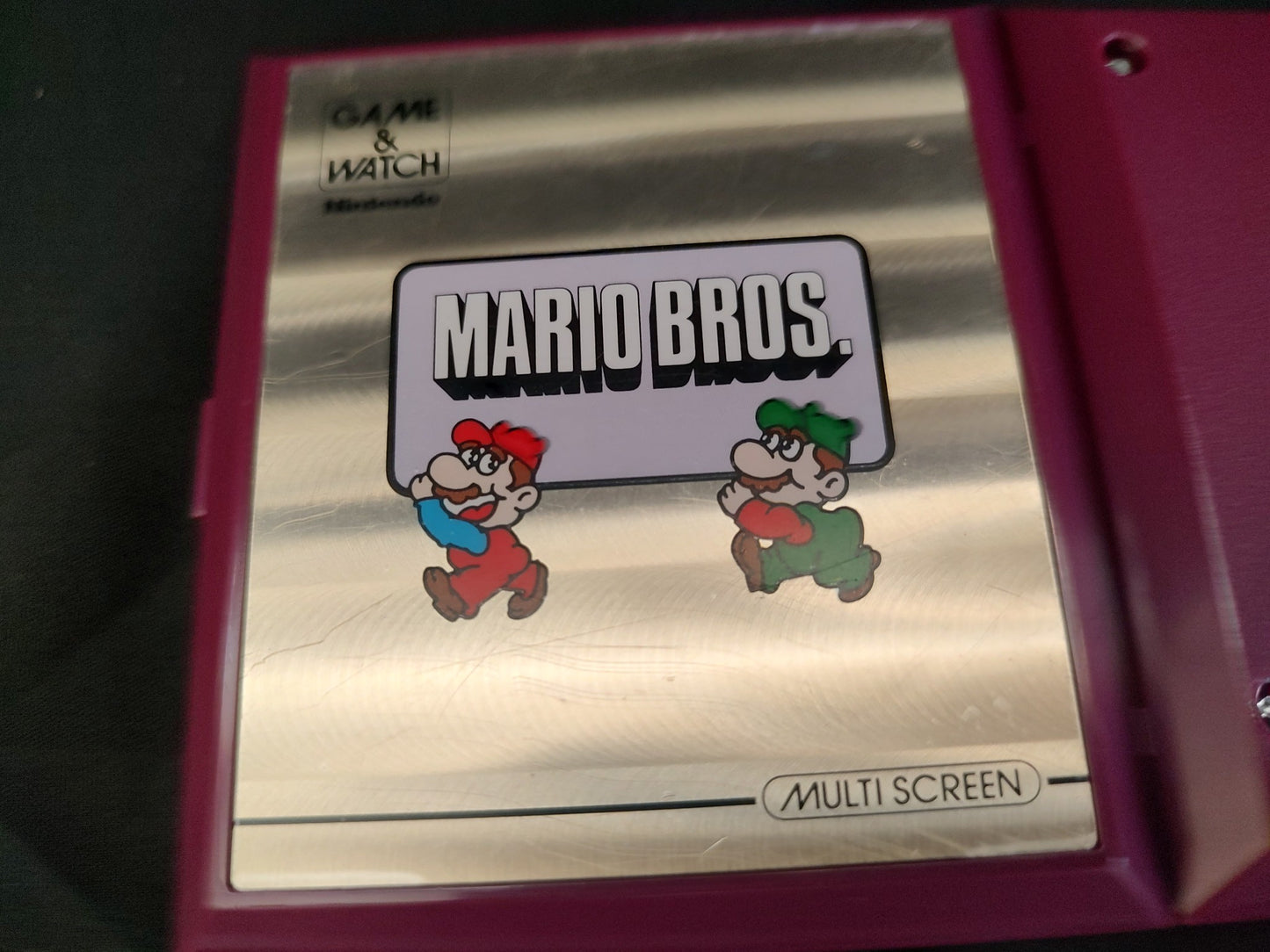 Vintage Nintendo Game & Watch MARIO BROS. ID-29 Handheld game, Working-f0804-