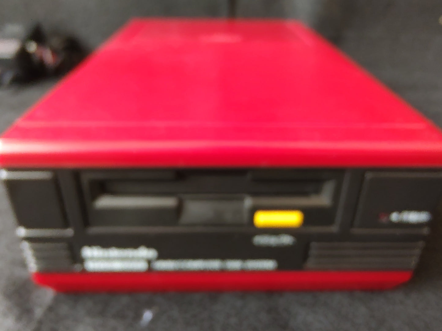 Nintendo Famicom Disk System(HVC-022) Console, AC Adapter set, Working-f0805-
