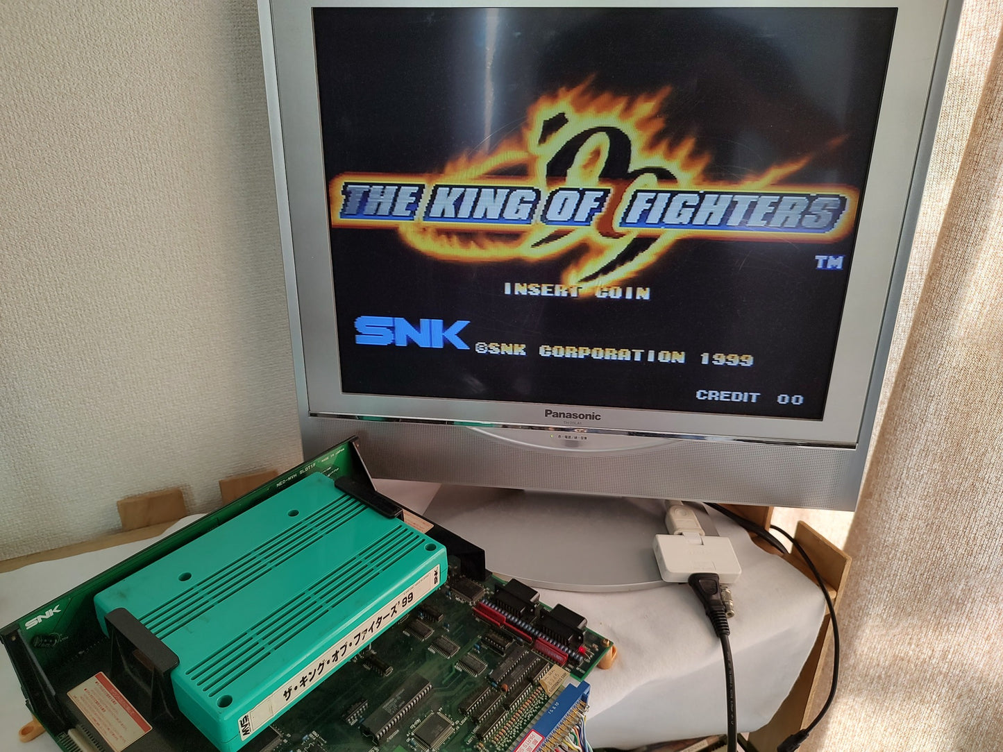 The King of Fighters '99 KOF99 SNK NEOGEO MVS Arcade Cartridge, Working-f0809-