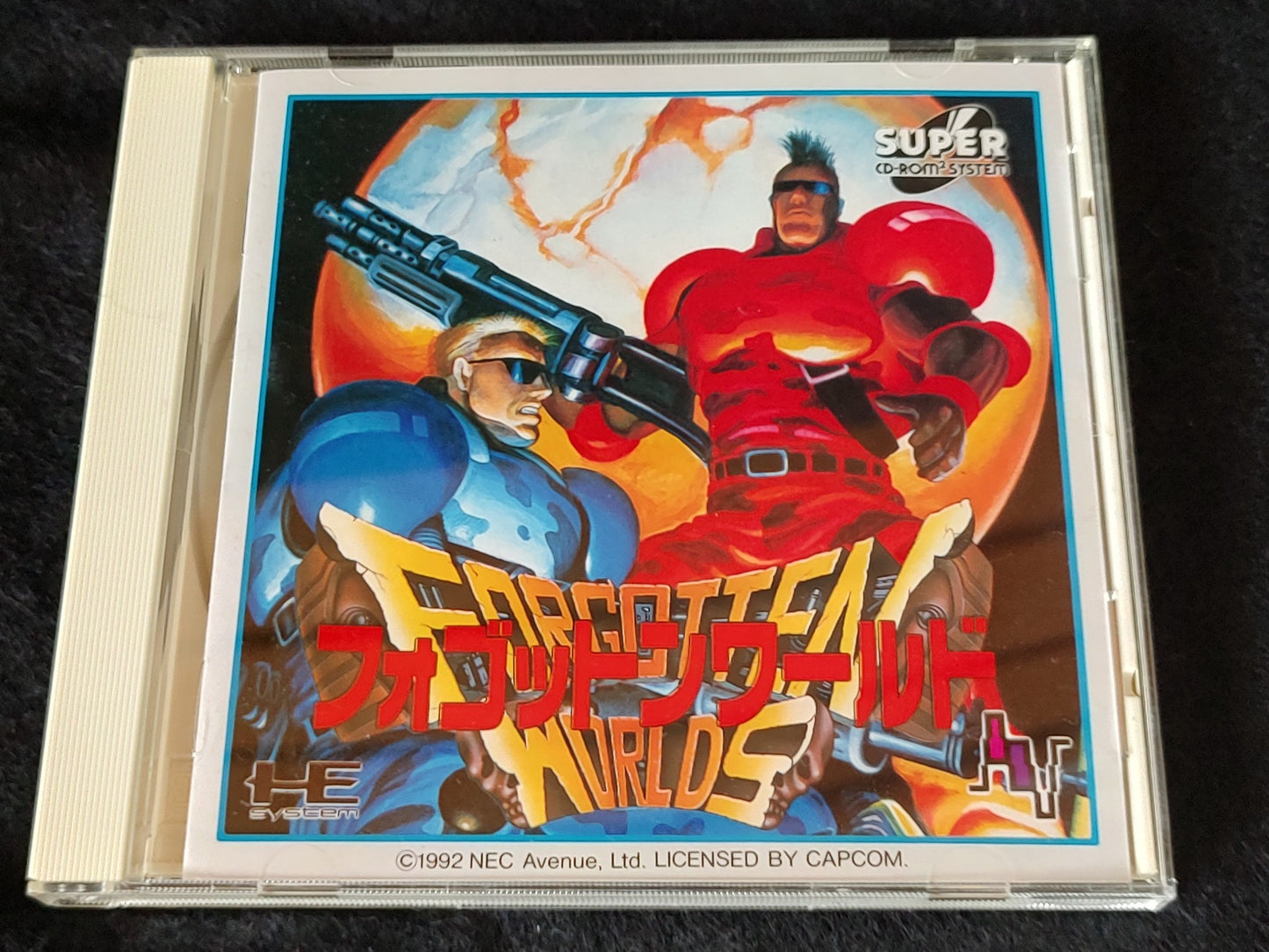 Forgotten World Avenue pad 3 Limited edition PC Engine CD-ROM2, Working-f0809-