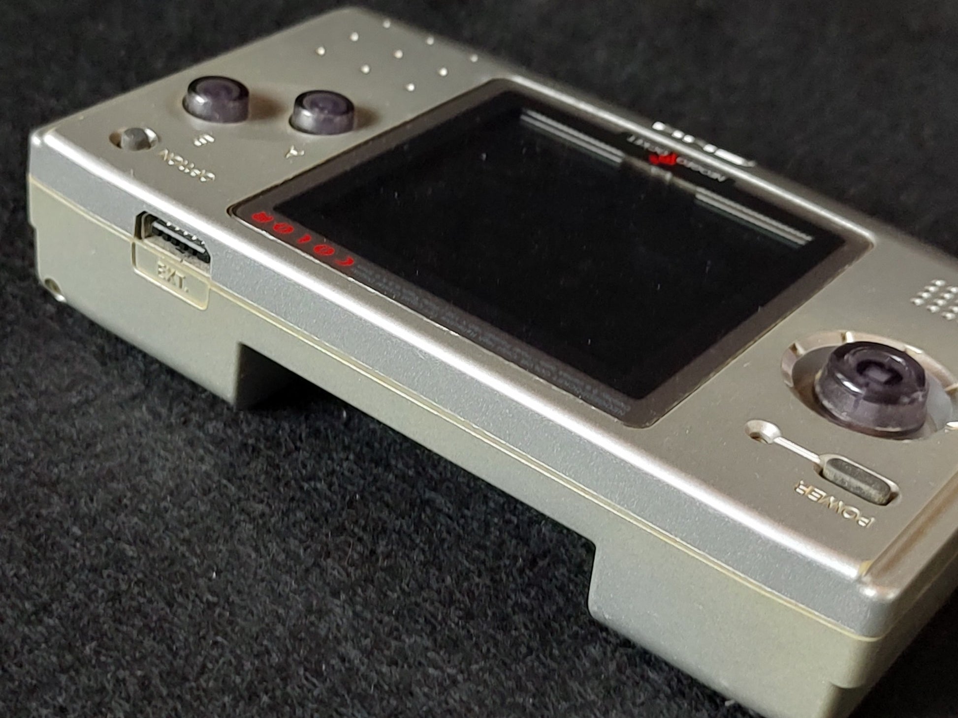 SNK NEOGEO POCKET Color NGPC PLATINUM SILVER Console Boxed NEO GEO set-f0809- - Hakushin Retro Game shop