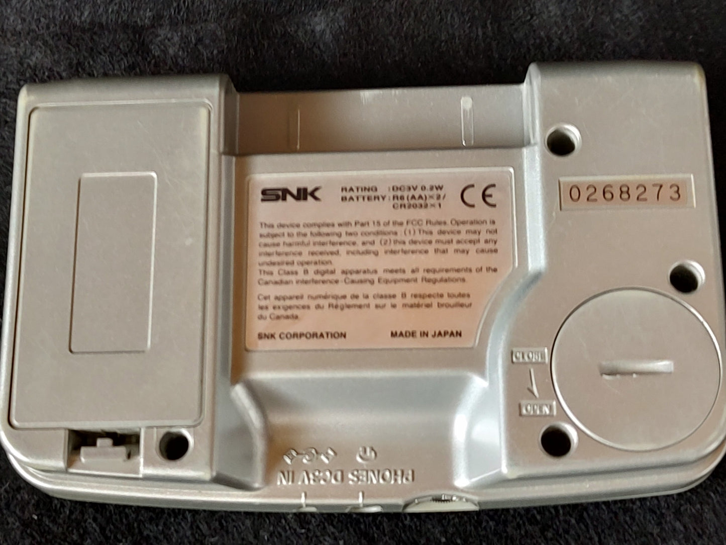 SNK NEOGEO POCKET Color NGPC PLATINUM SILVER Console Boxed NEO GEO set-f0809- - Hakushin Retro Game shop