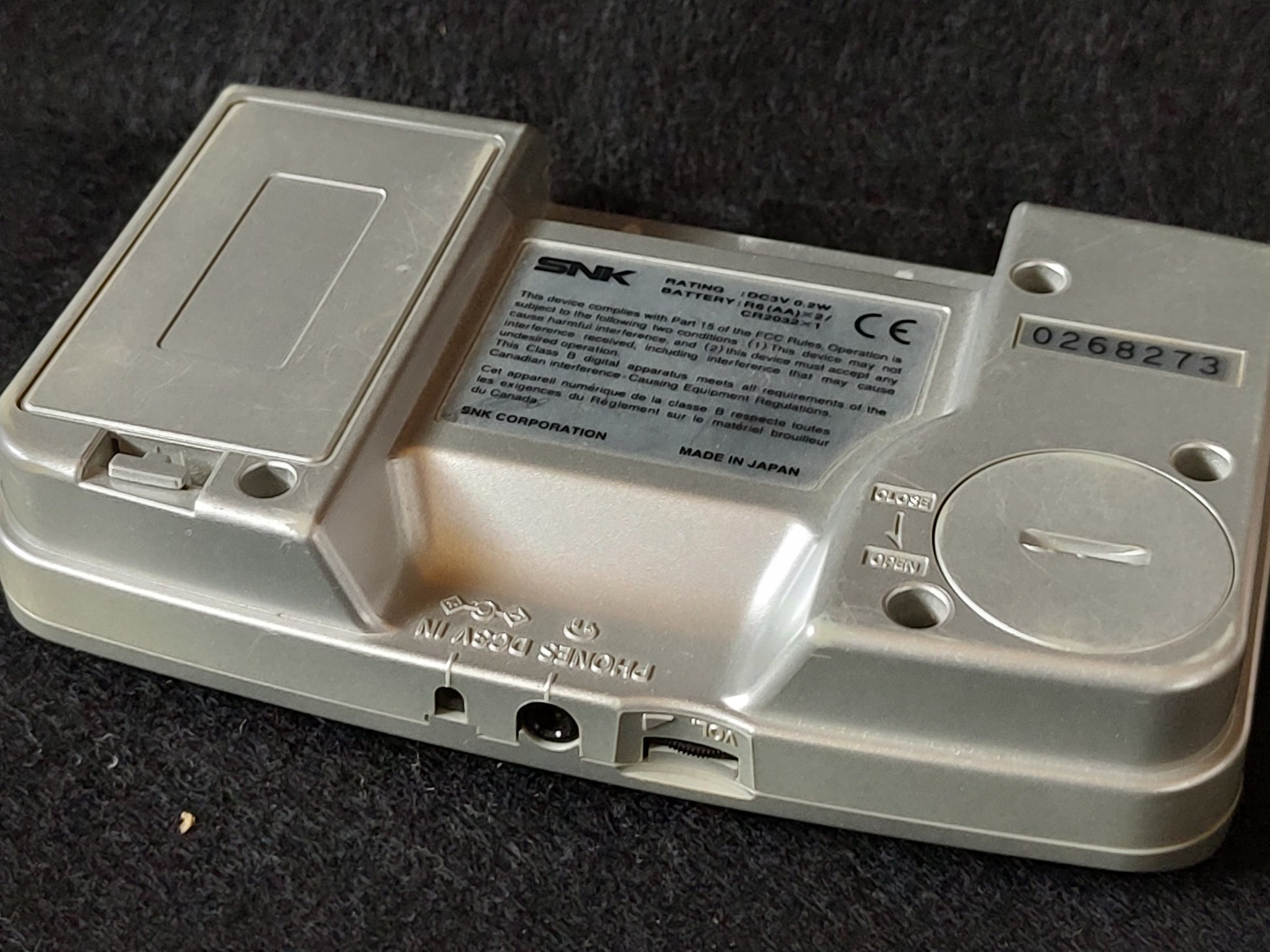 SNK NEOGEO POCKET Color NGPC PLATINUM SILVER Console Boxed NEO GEO set-f0809- - Hakushin Retro Game shop