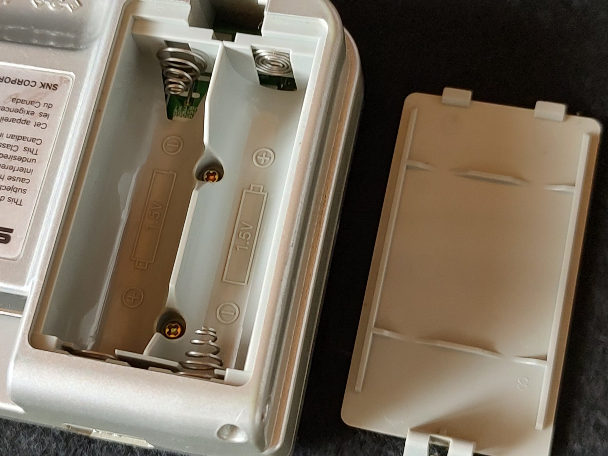 SNK NEOGEO POCKET Color NGPC PLATINUM SILVER Console Boxed NEO GEO set-f0809- - Hakushin Retro Game shop