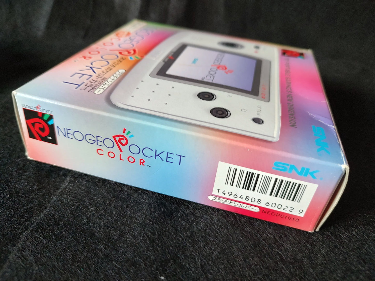 SNK NEOGEO POCKET Color NGPC PLATINUM SILVER Console Boxed NEO GEO set-f0809- - Hakushin Retro Game shop