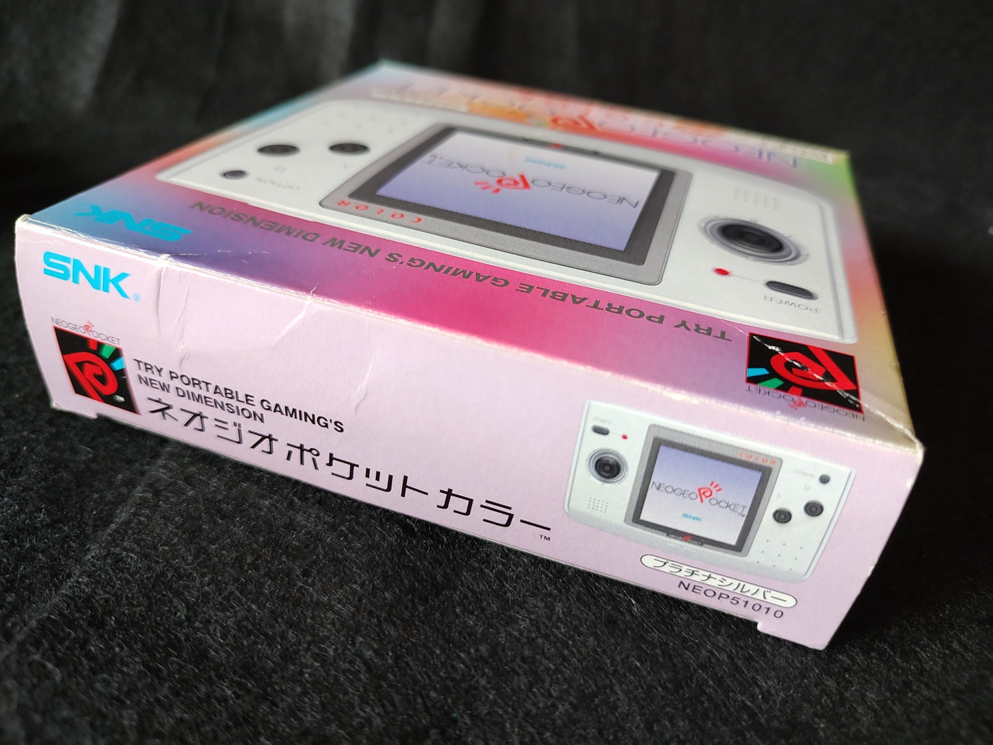 SNK NEOGEO POCKET Color NGPC PLATINUM SILVER Console Boxed NEO GEO set-f0809- - Hakushin Retro Game shop