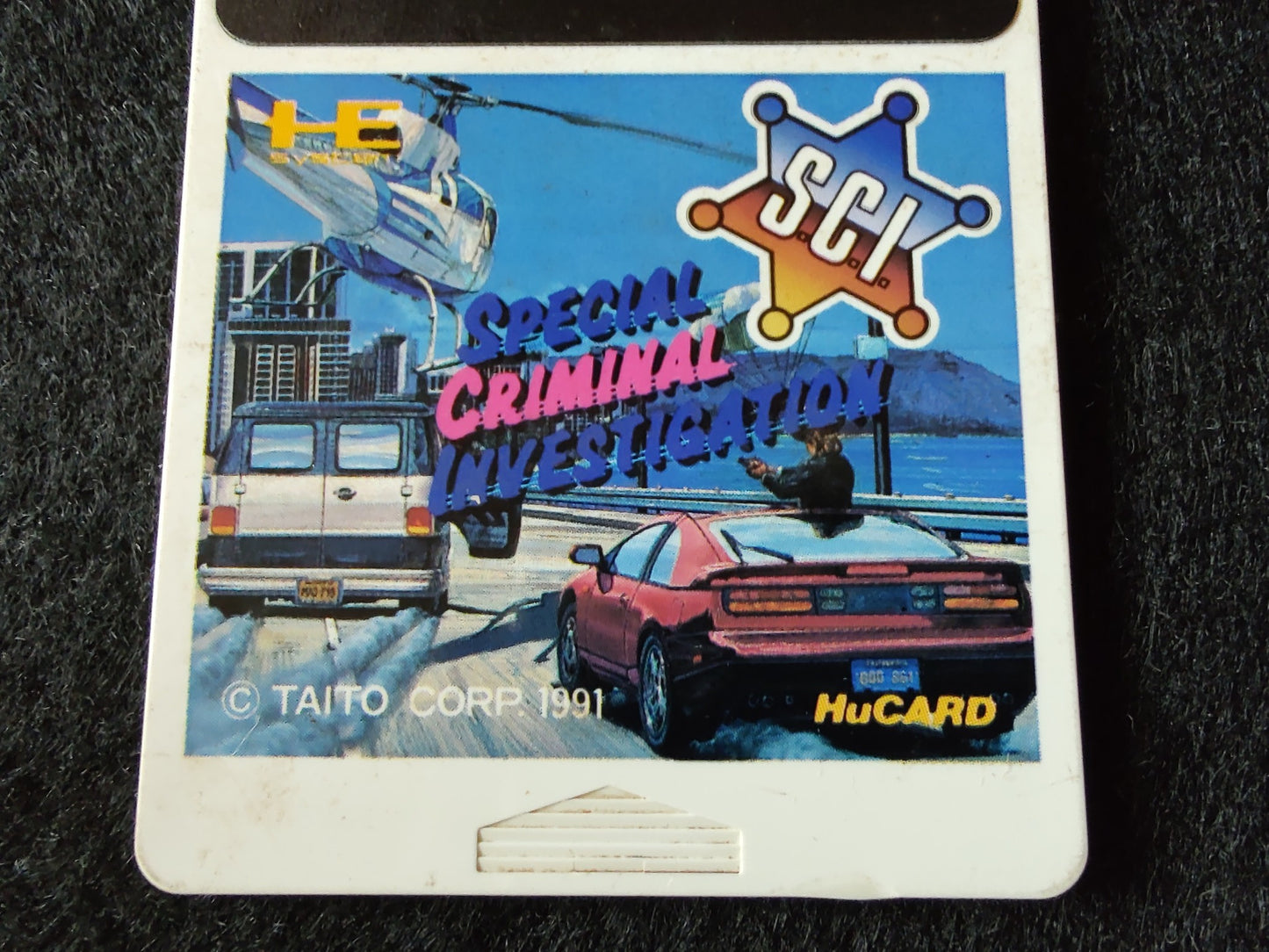 S.C.I. SPECIAL CRIMINAL INVESTIGATION PC Engine TurboGrafx-16 PCE game-f0809-