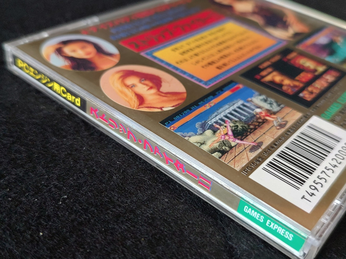 STRIP FIGHER 2 NEC PC Engine Turbografx-16 Hu-card, Manual, Case set-f0810- - Hakushin Retro Game shop