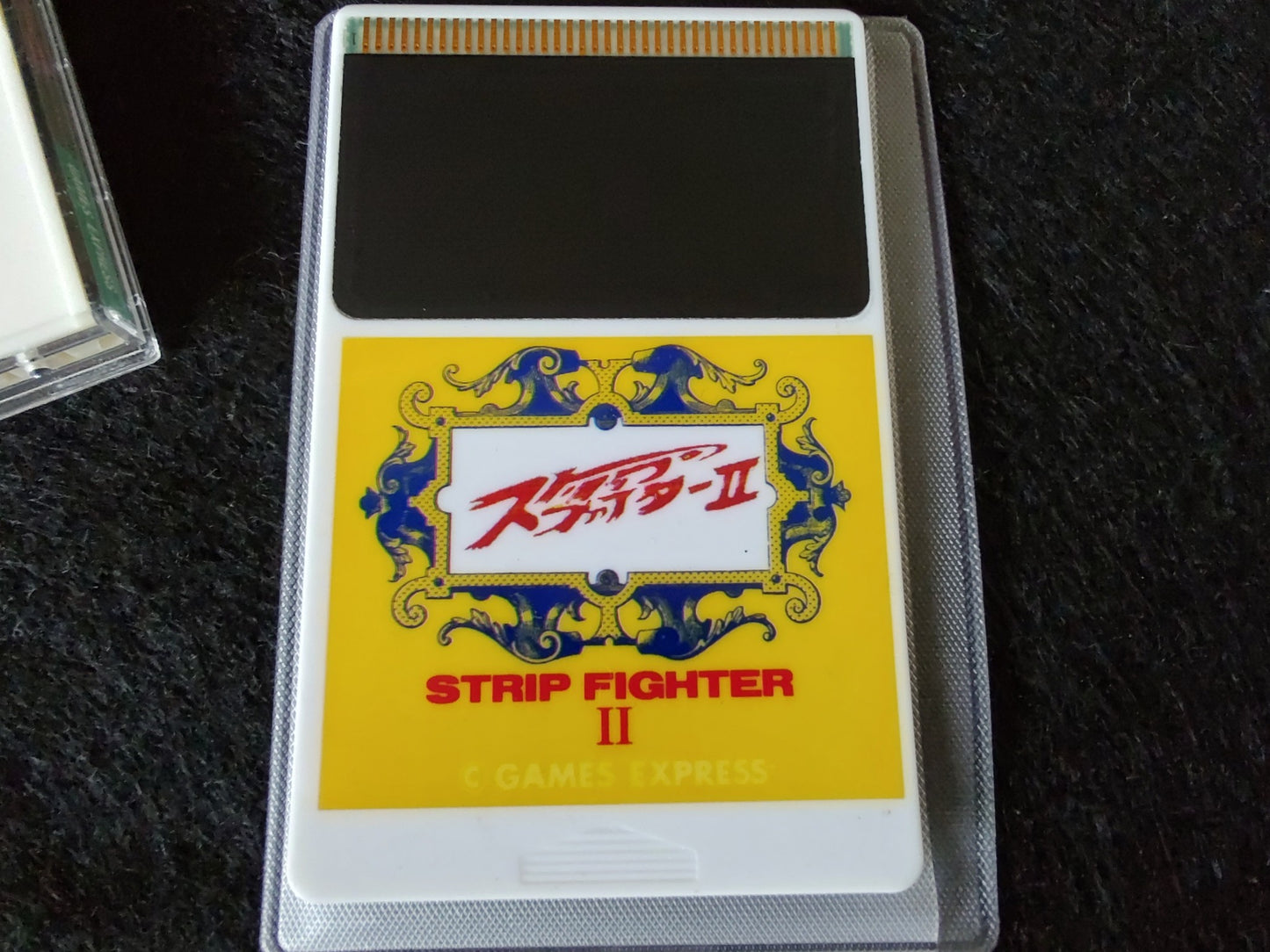 STRIP FIGHER 2 NEC PC Engine Turbografx-16 Hu-card, Manual, Case set-f0810-