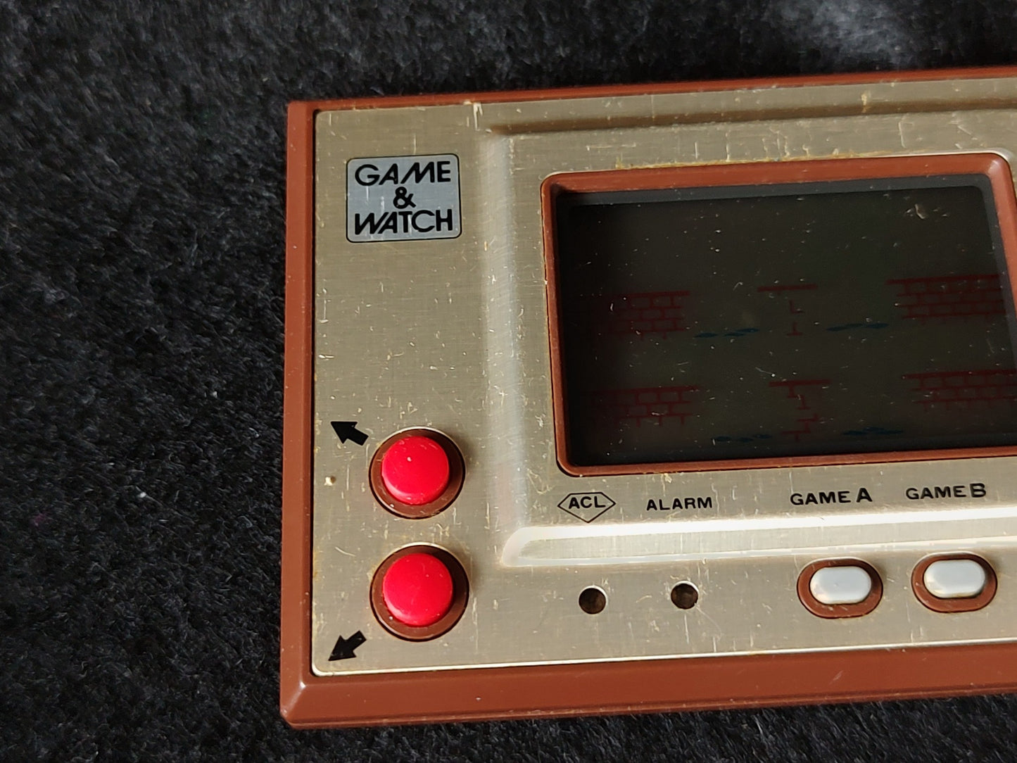 Vintage Nintendo Game & Watch Manhole (utility hole) console, Working-f0810-