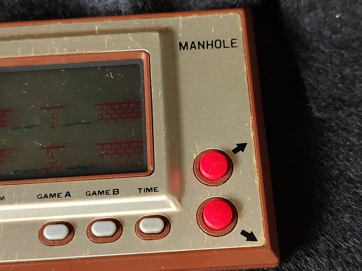 Vintage Nintendo Game & Watch Manhole (utility hole) console, Working-f0810-