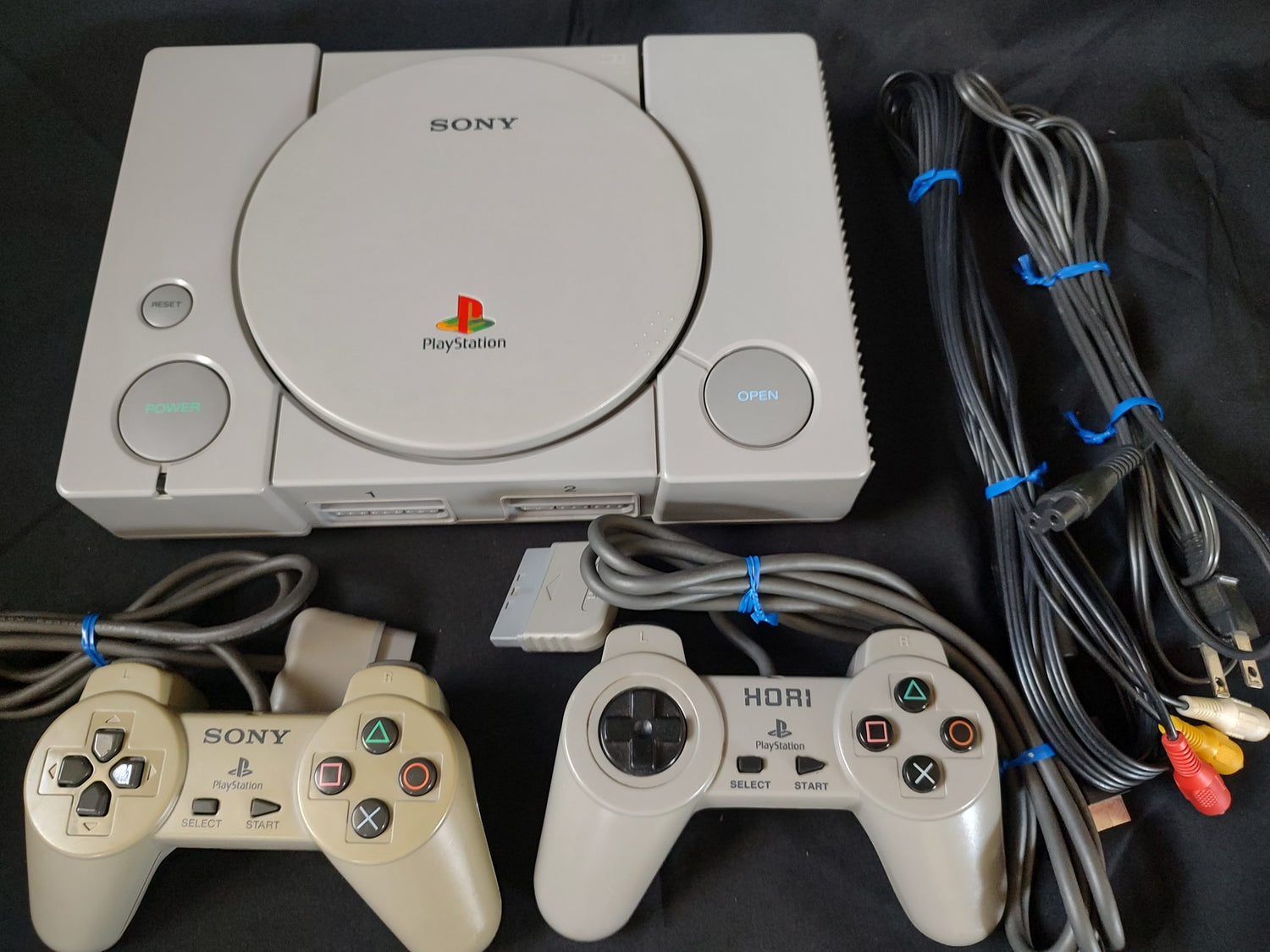 Sony PlayStation 1 Console PS1 NTSC-J w/Power and AC cable, Pads, work –  Hakushin Retro Game shop