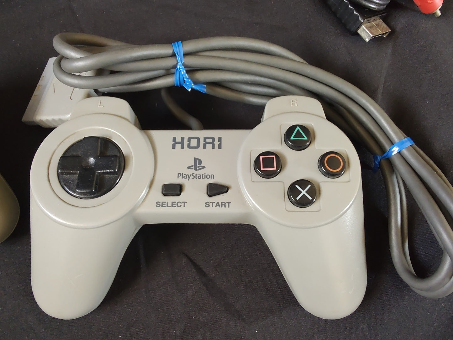 Sony PlayStation 1 Console PS1 NTSC-J w/Power and AC cable, Pads, working-f0815-