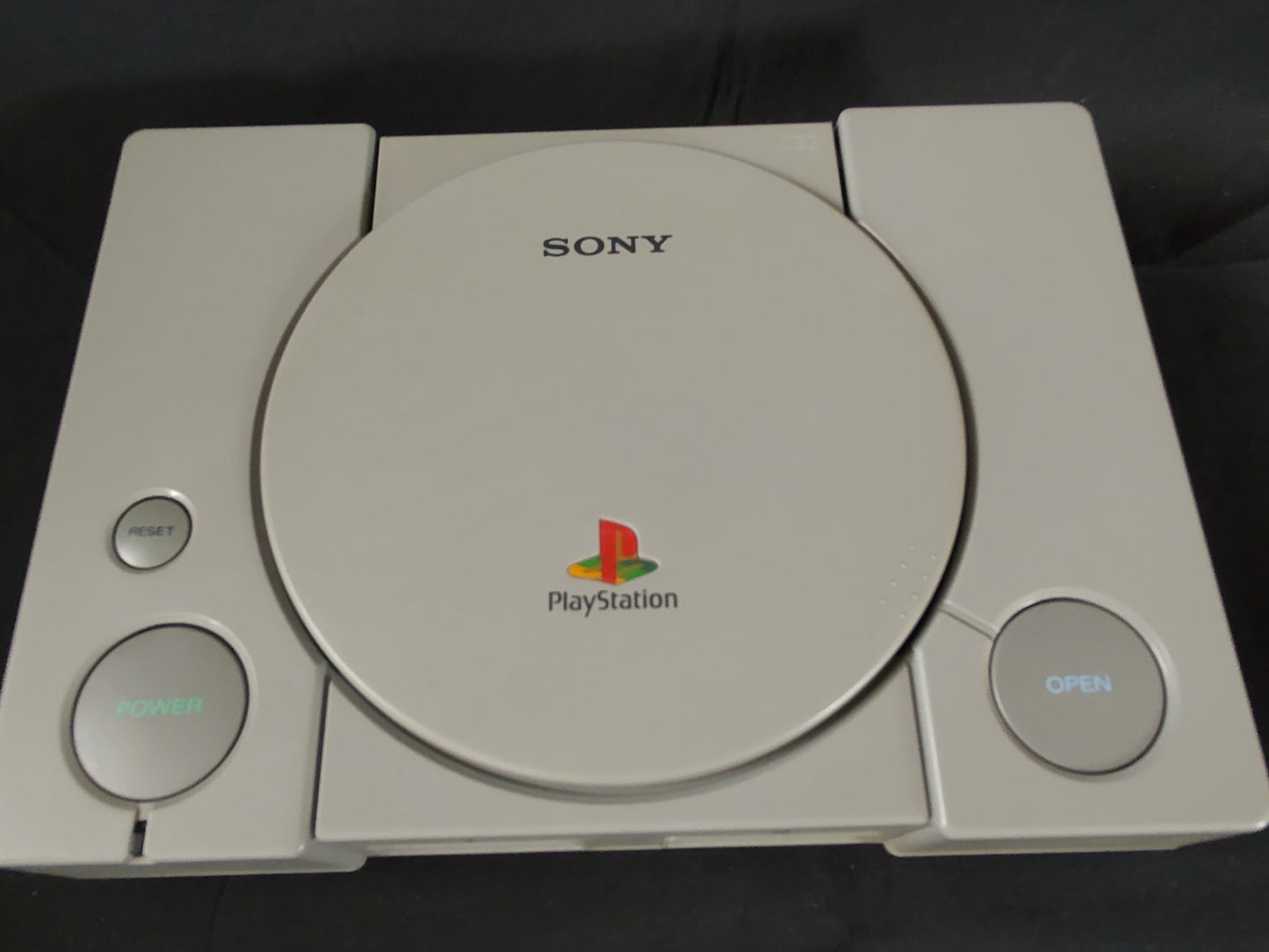 Sony PlayStation 1 Console PS1 NTSC-J w/Power and AC cable, Pads, working-f0815-