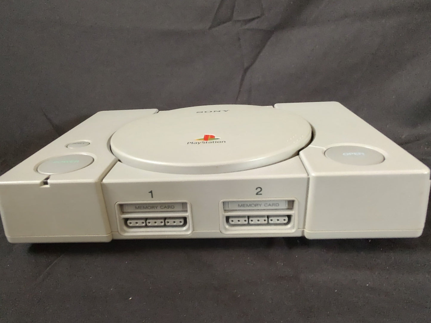 Sony PlayStation 1 Console PS1 NTSC-J w/Power and AC cable, Pads, working-f0815-