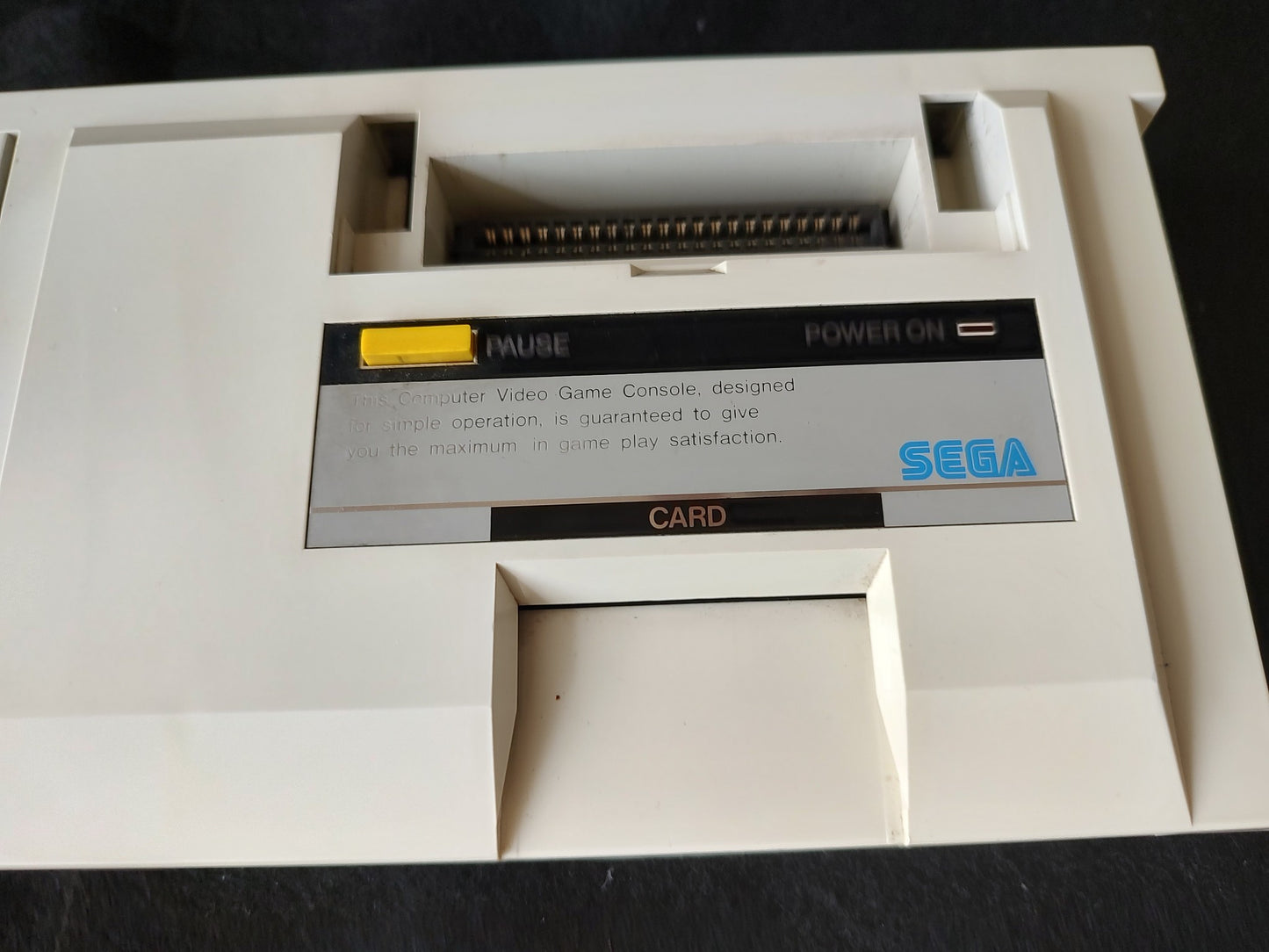 SEGA MARK 3 III CONSOLE (Sega Master System) ,Pads, AV cable set, Working-f0817-