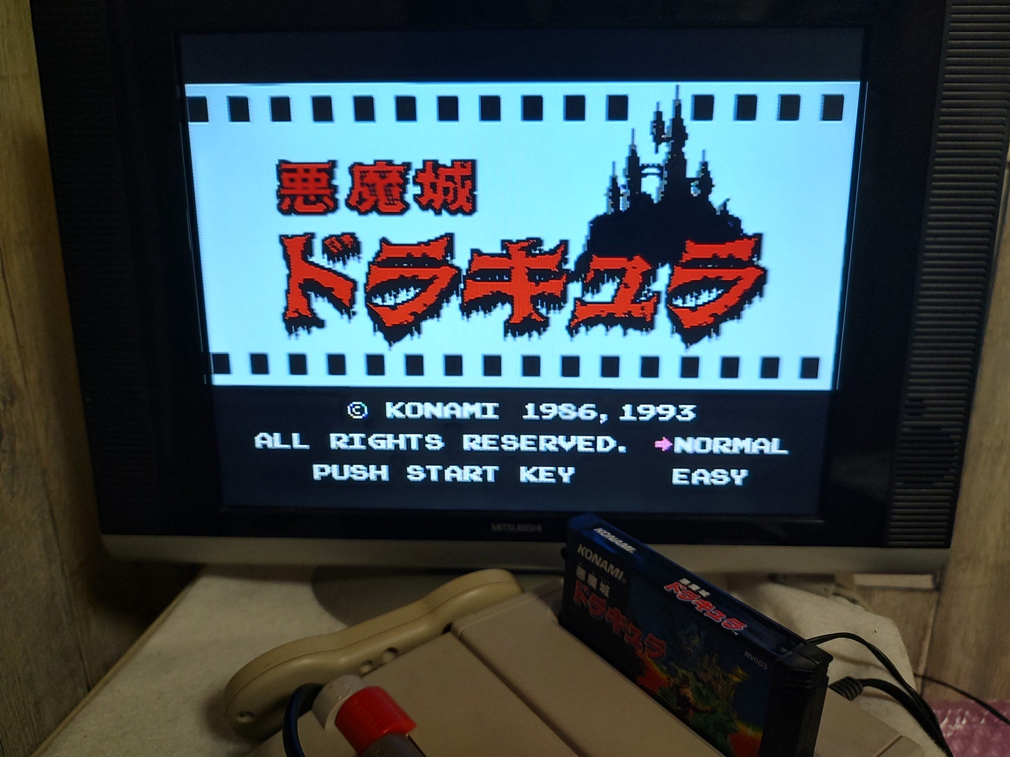 CASTLEVANIA Akumajo Dracula Famicom NES Cartridge only, working-g0105-