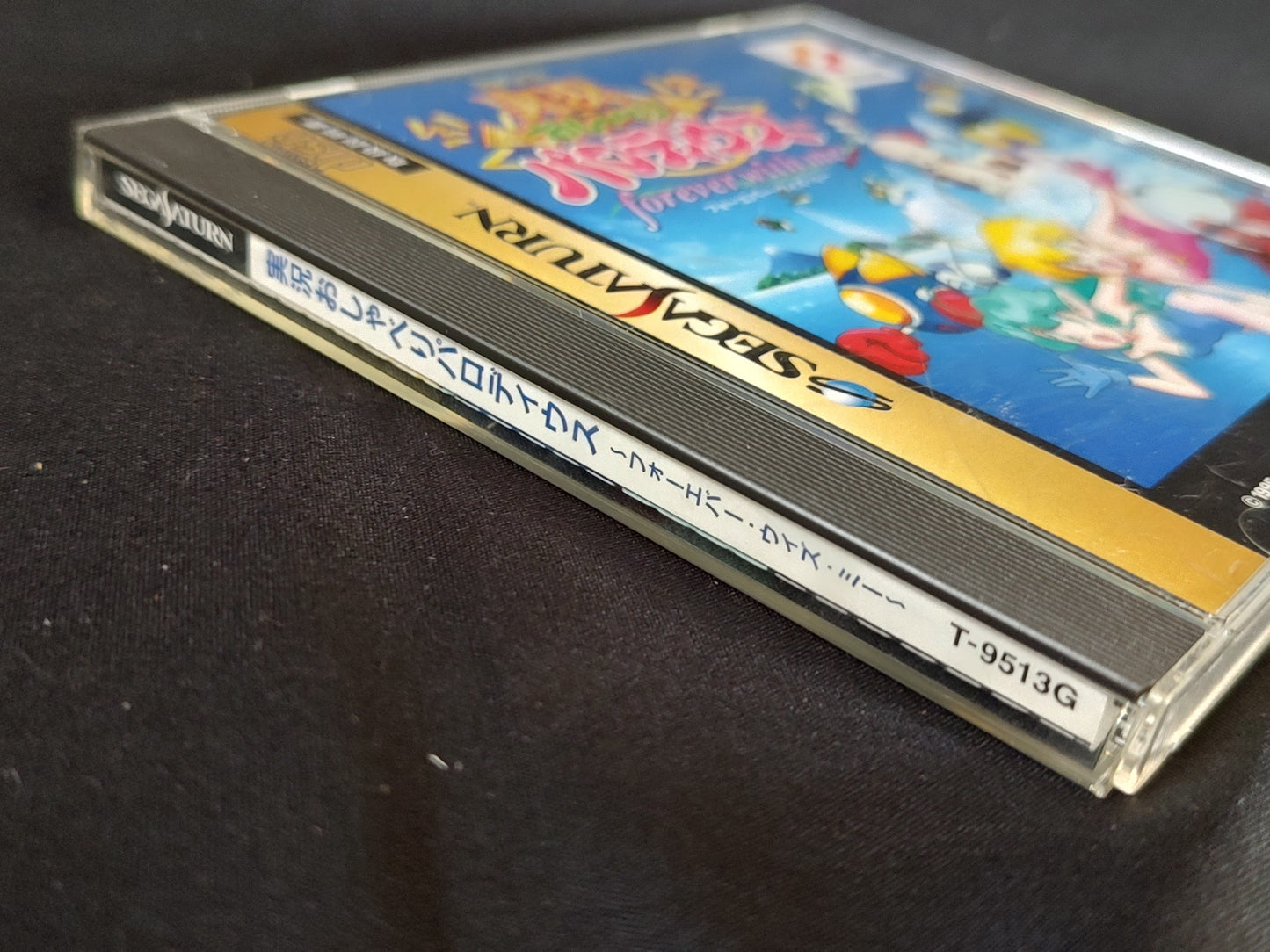Jikkyou Oshaberi Parodius Forever with Me SEGA SATURN Shooter Game,Working, JP