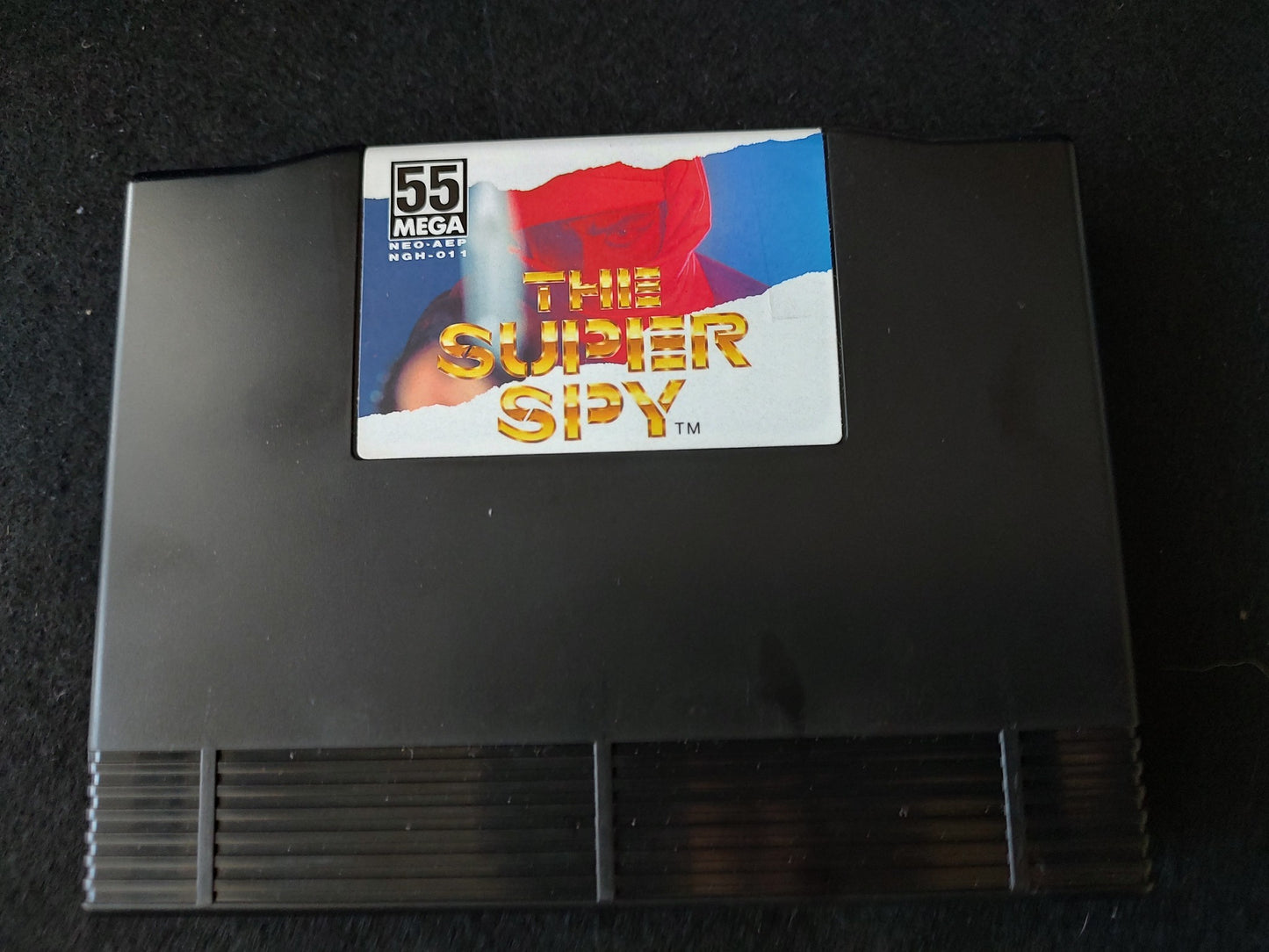 THE SUPER SPY SNK NEO GEO AES Cartridge, Manual Boxed set tested-f0821