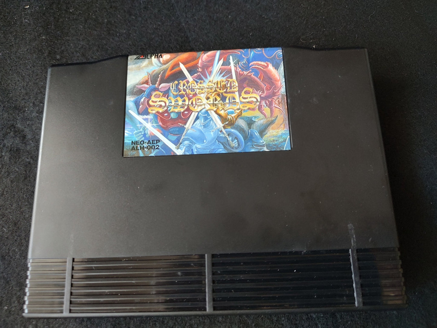 CROSS SWORD SNK NEO GEO AES Cartridge, Manual Boxed set tested-f0821