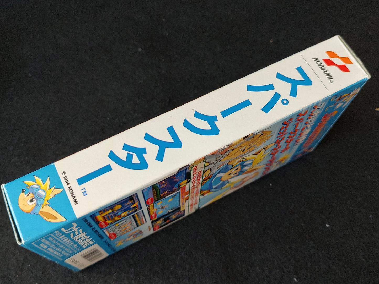 SPARKSTER Super Famicom Game SFC Cartridge w/,Manual, Box set Working-f0820-