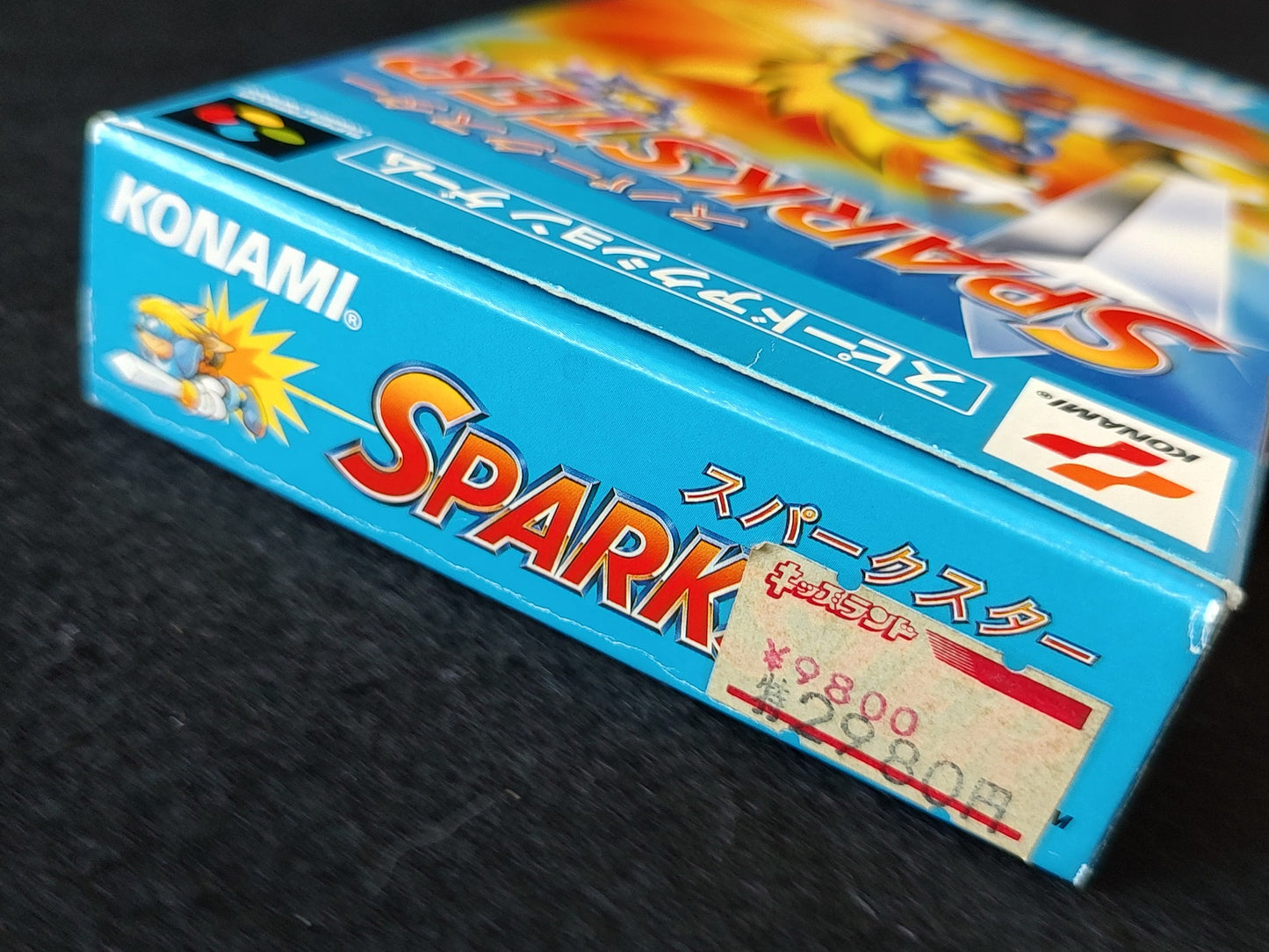 SPARKSTER Super Famicom Game SFC Cartridge w/,Manual, Box set Working-f0820-