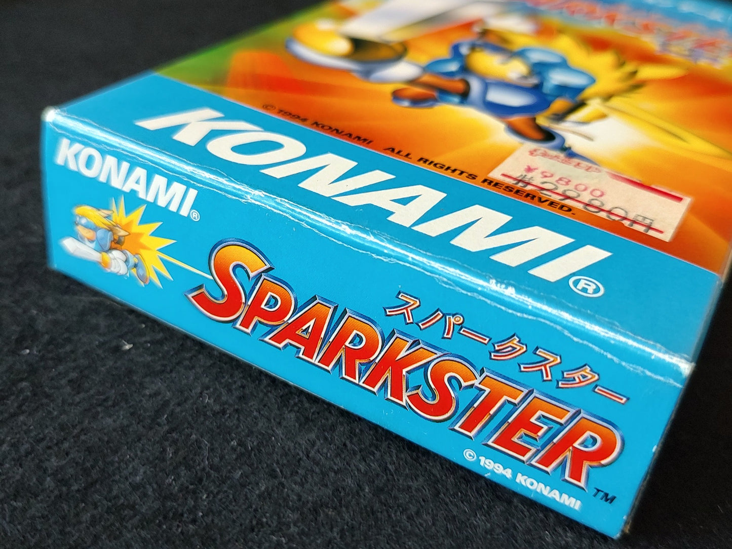 SPARKSTER Super Famicom Game SFC Cartridge w/,Manual, Box set Working-f0820-