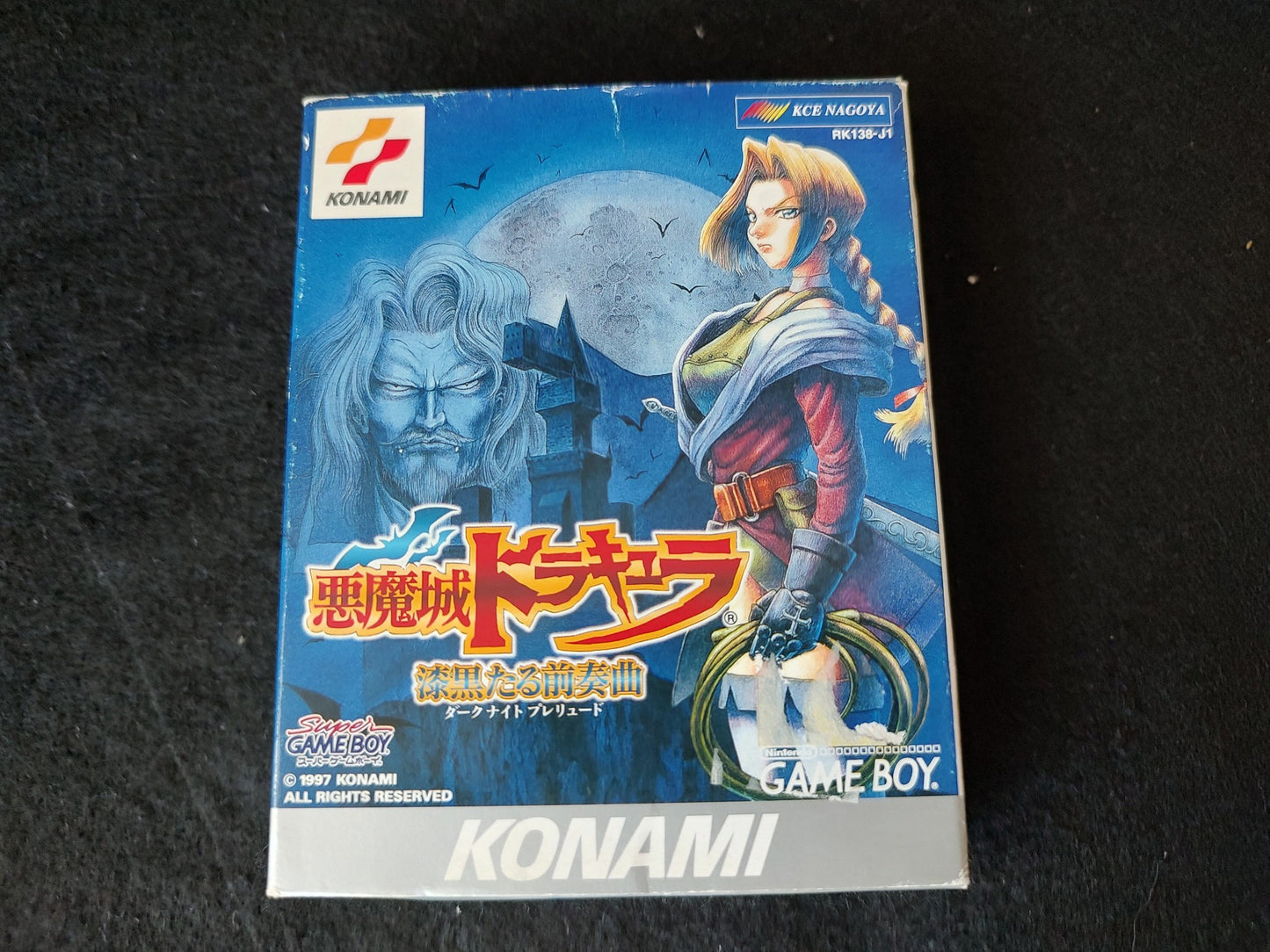 Akumajo Dracura Dark Knight Prelude (Castlevania Legends) Gameboy GB -f0821-