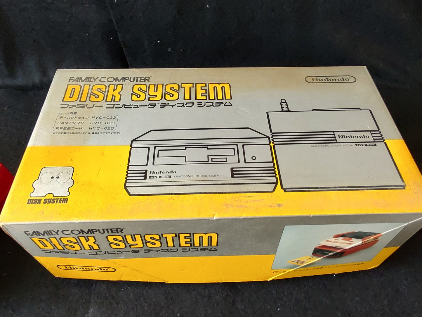 Nintendo Famicom Disk System(HVC-022) Console,RAM Adapter set, Working-f0820-