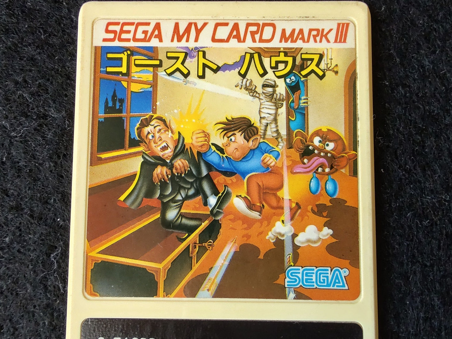 GHOST HOUSE Sega Mark 3,SG/SC series Game My Card only, working-f0822-