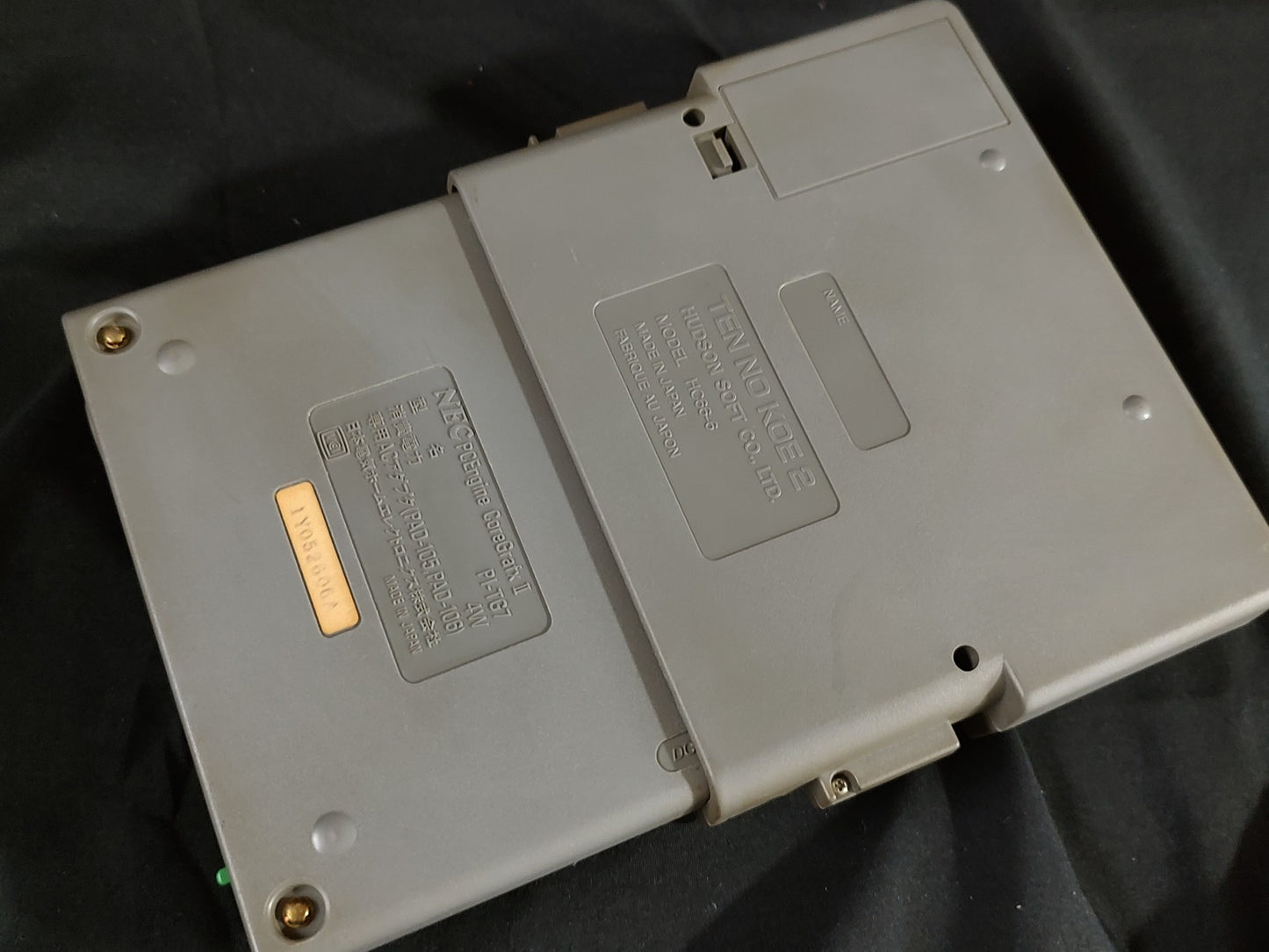 Defective, NEC PC Engine Coregrafx2 Console PI-TG7, Pad set-f0823-