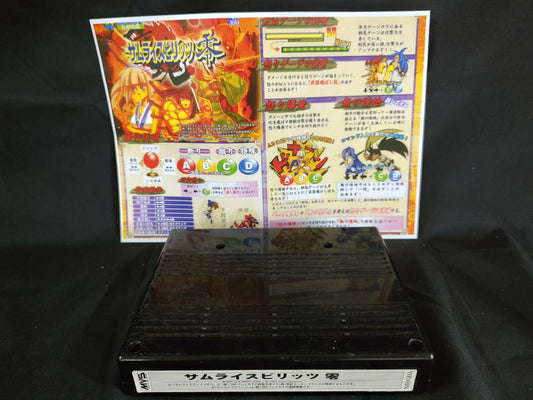 Samurai Shodown V Samurai Spirits ZERO SNK NEOGEO MVS Arcade Cartridge-f0823-